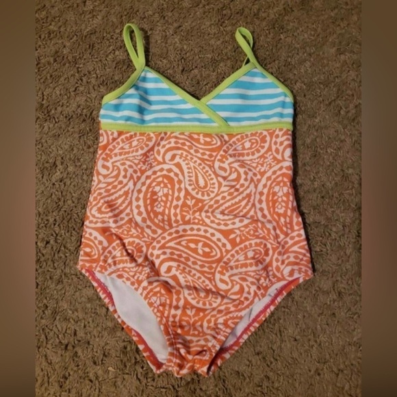 Girls Tommy Bahama Swimsuit 5 - Picture 1 of 3